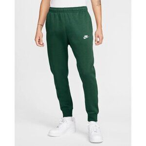 NWT NIKE Men's Sportswear Logo Fleece Jogger Sweatpants‎ Fir Green